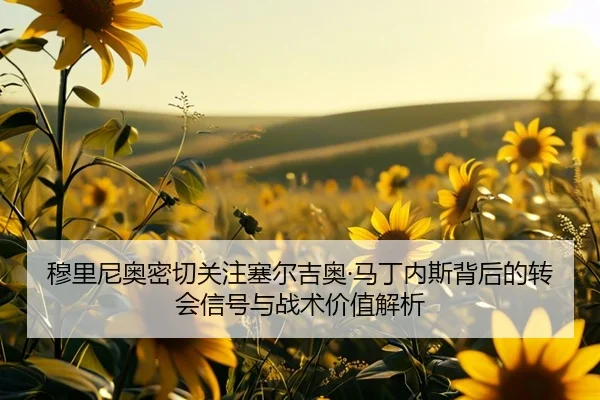 穆里尼奥密切关注塞尔吉奥·马丁内斯背后的转会信号与战术价值解析